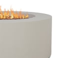 thumbnail image 3 of Real Flame Aegean 36" Round Steel Propane or Natural Gas Fire Pit Table in Light Sand, 3 of 11