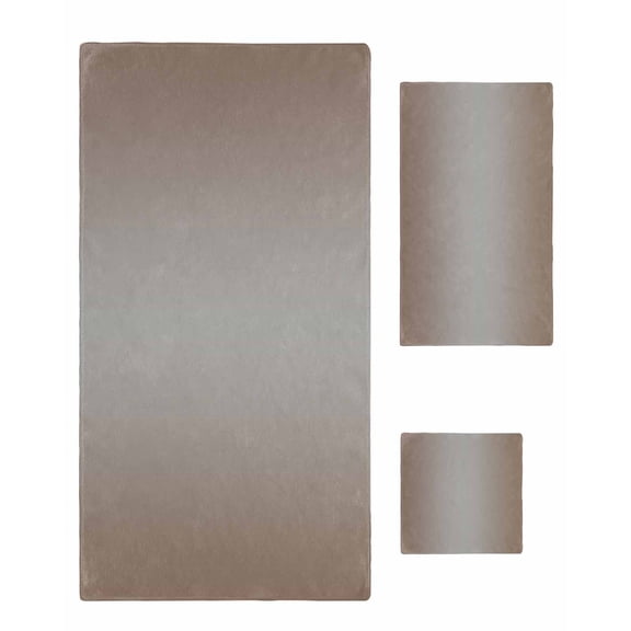 Brown Gray Ombre Bath Towels for Bathroom Set,Luxury Microfiber Towels Gifts for Women,Quick Dry Beach Kitchen Hand Hair Face Towel and Dish Washcloth,Modern Gradient Abstract Art Yoga Towels Set
