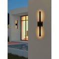thumbnail image 5 of 22 inch Outdoor Modern Up and Down Led Wall Sconce Set of 2, 5 of 9