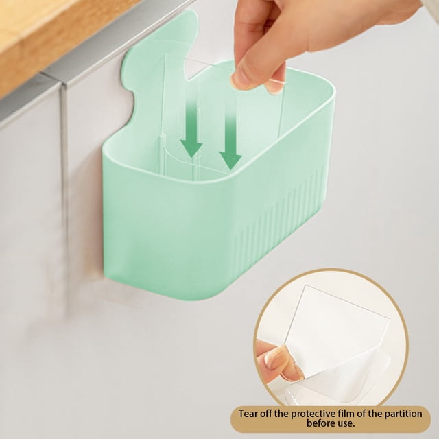 Décor de Cuisine Qwtwty Boîtes de Rangement Magnétiques Réfrigérateur Maison Boîtes de Rangement Murales Magnétiques Sans Perçage