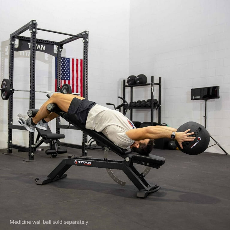 Titan Fitness Max Adjustable FID Bench 70 Custom Positions