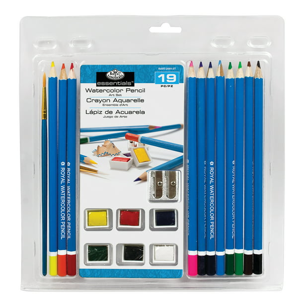 Royal Brush Essentials Watercolor Pencil Art Set - Walmart.com