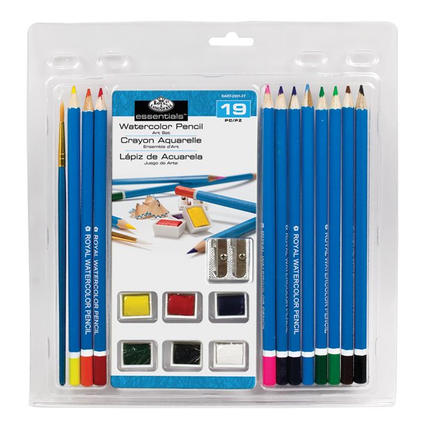 Royal Brush Essentials Watercolor Pencil Art Set - Walmart.com
