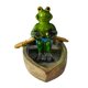 thumbnail image 2 of Adorno de resina CUTICAT Rana flotante para estanque y piscina, 2 of 8