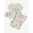 thumbnail image 5 of Justice Girls Short Sleeve Tee, Pants and Eye Mask Pajama Set, 3-Piece, Sizes 5-18, 5 of 5