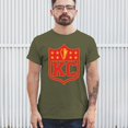 thumbnail image 4 of Kansas Shield T-shirt Champions Game Day Fantasy Football K.C. Fan Men's Tee, 4 of 7