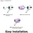 thumbnail image 6 of Elago Earbuds Cover Plus with Integrated Tips Designed for Apple AirPods Pro [6 Pairs: 2 Large + 2 Medium + 2 Small] (Lavender), 6 of 7