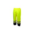 thumbnail image 3 of Pyramex RRWP3110X2 PU/Poly Hi Vis Waterproof Elastic Waist Pants, 3 of 4