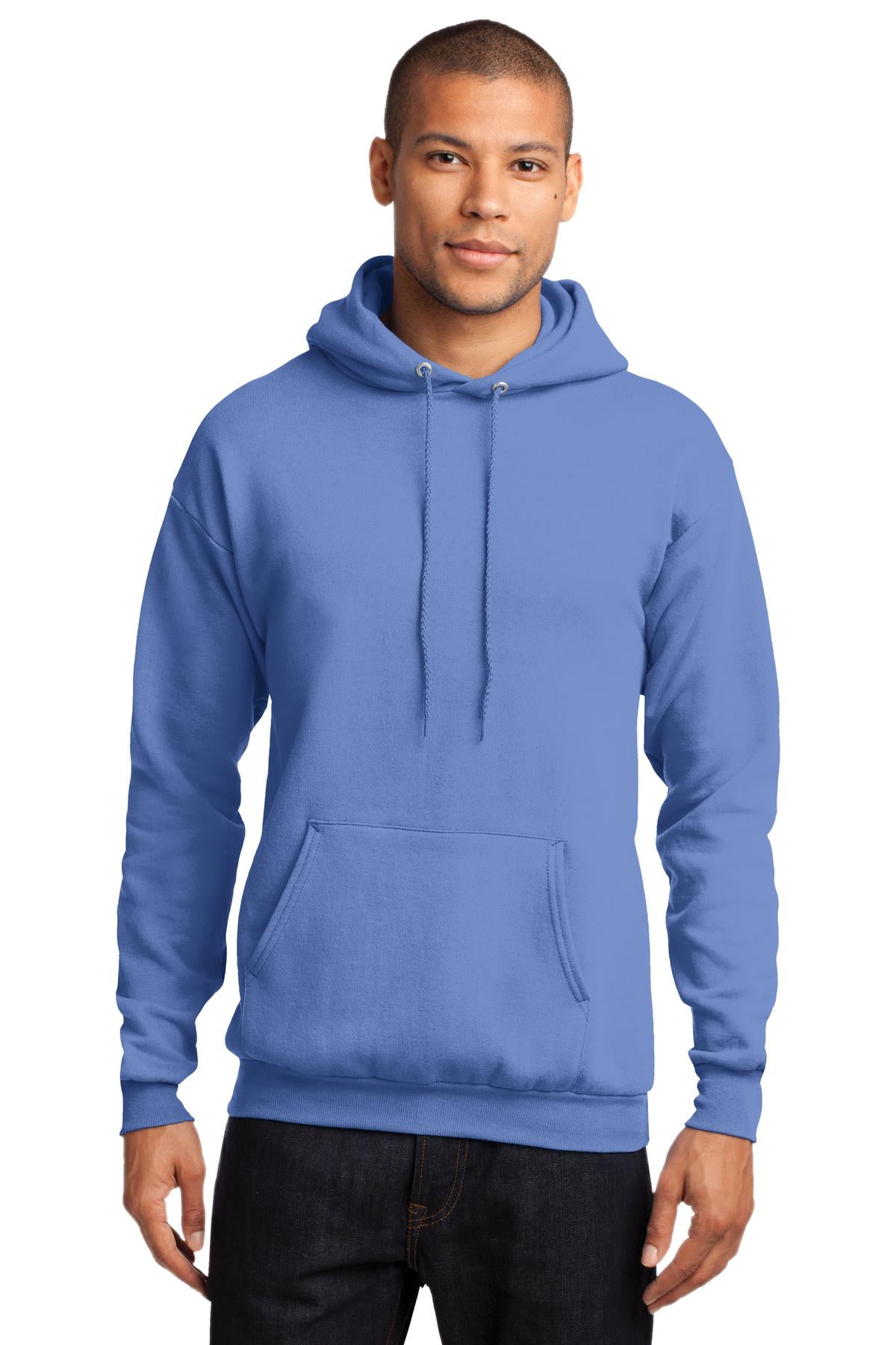 Port Company Pullover Hooded Sweatshirt PC78H Light Blue 4XL Walmart