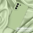 thumbnail image 3 of Compatible with Samsung Galaxy S21 FE 5G Case, Smooth Soft Liquid Silicone Case, Gel Rubber Shockproof Full Body Protective Phone Cover for Samsung S21 FE (Matcha Green), 3 of 13