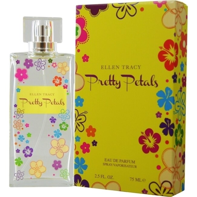 Ellen Tracy Pretty Petals Eau De Parfum Für Damen – 2,5 Oz Spray, Blumig-fruchtig Mit Pfirsich & Vanille