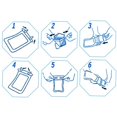 thumbnail image 3 of Waterproof Phone Case Universal Underwater Cases Leakproof Beach Travel Kayaking Canoeing Cellphone Dry Bag Protection Accessory Blue, 3 of 8
