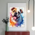 thumbnail image 2 of Diamond Art Kit for Adults, Colorful Bulldog Portrait Joyful Art Diamond Painting for Adults Beginners, 5D DIY Diamond Art Painting Kits, Colorful Diamond Painting Craft for Home Decor 12x16, 2 of 7