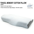 thumbnail image 3 of Byujiro Cervical Memory Foam Pillow 19.6x11.8x3.9 inches, Orthopedic Contour Neck Support for Pain Relief,Slow Rebound Pillow, 3 of 5