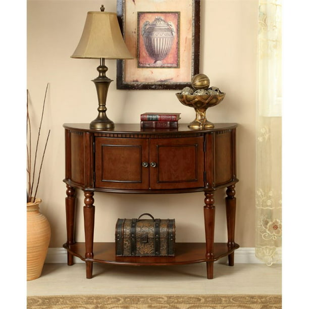 Furniture Of America Araceli, Pull Out Console Table With Hutch