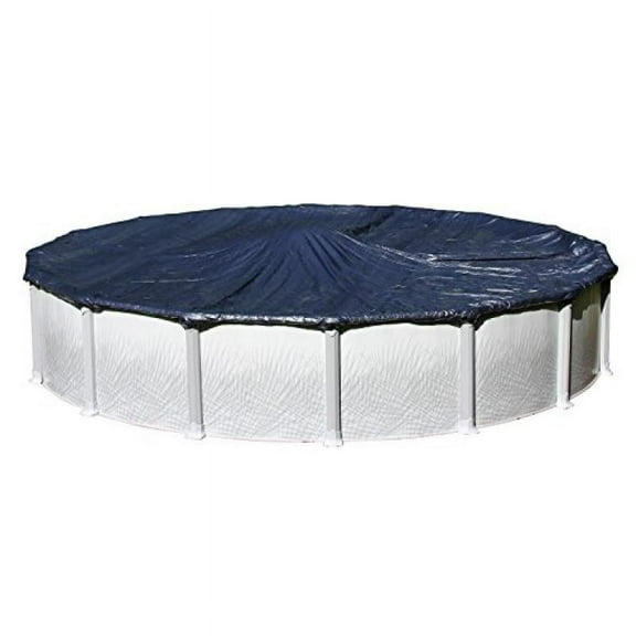 Deluxe Blue/Black Winter Cover for 33' Round Swimming Pool