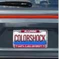 thumbnail image 2 of Santa Clara University Alumni Chrome License Plate Frame, 2 of 3