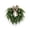 Boston Fern Wreath #G, variant on Christmas Teardrop Swag Wreath with Ornaments and Lemon Slices, Festive Holiday Door Decoration, Artificial Floral Garland for Front Door, Wall, Mantle and Home Decor