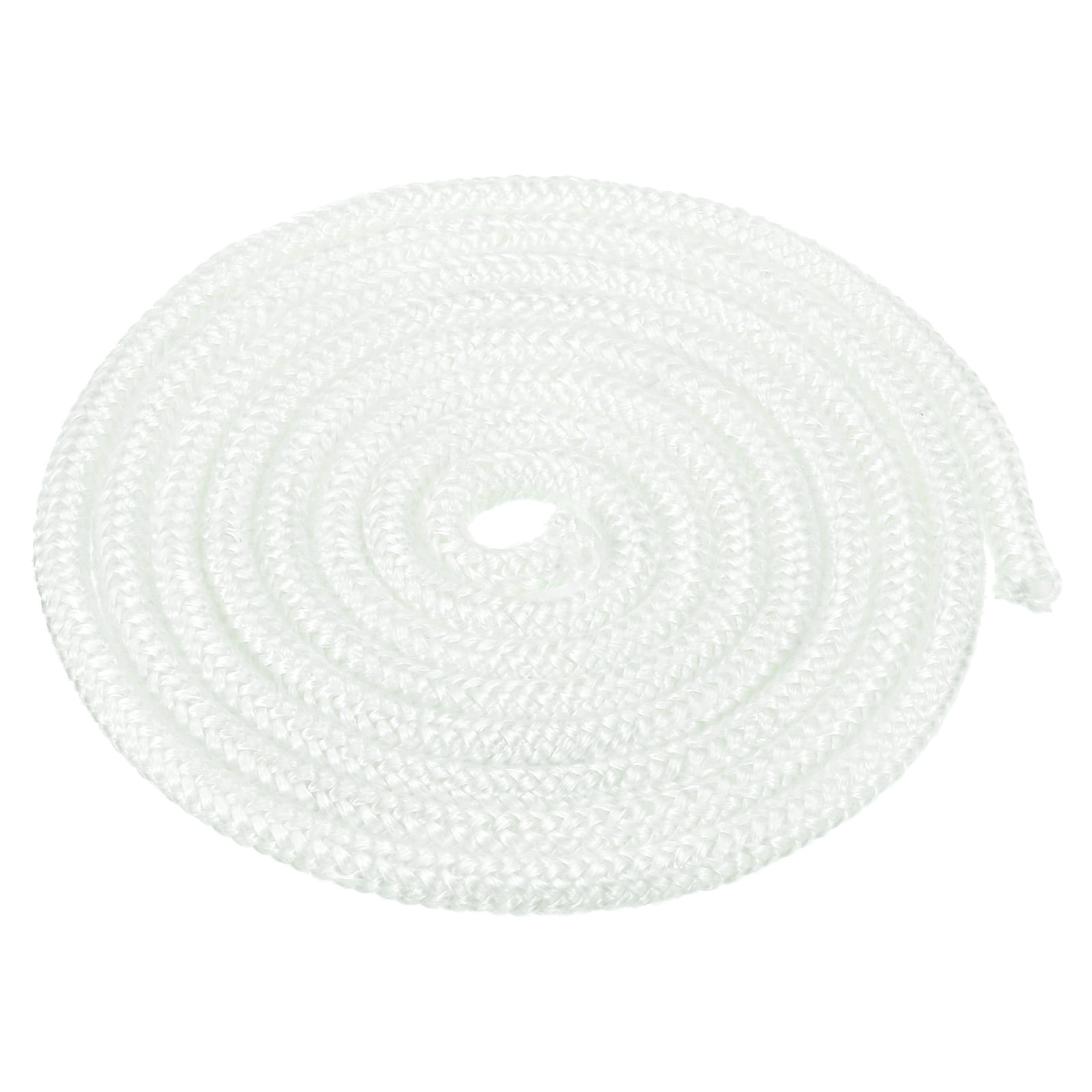 Uxcell 6.57ftx0.24inch Fiberglass Rope, Round Braided Rope High