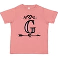 thumbnail image 3 of Inktastic Letter G Monogram Tribal Arrow Girls Toddler T-Shirt, 3 of 5