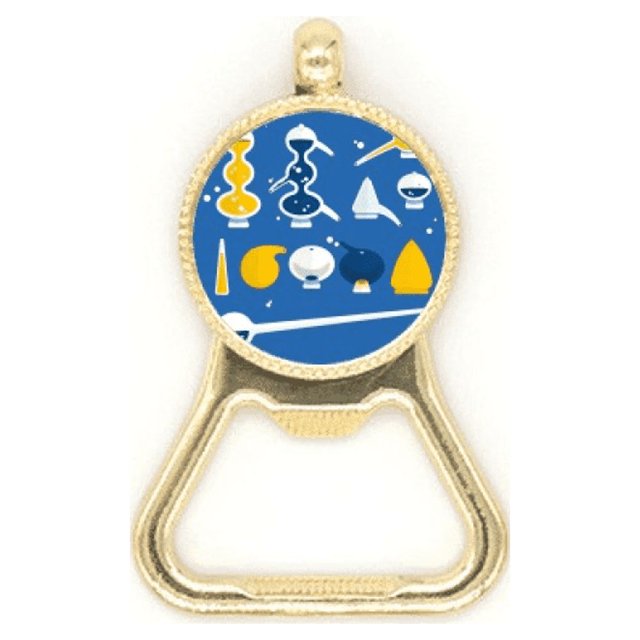 Dropper Rubber Dropper Chestry Beer Bottle Cap Opener Stainless Steel Key Chain