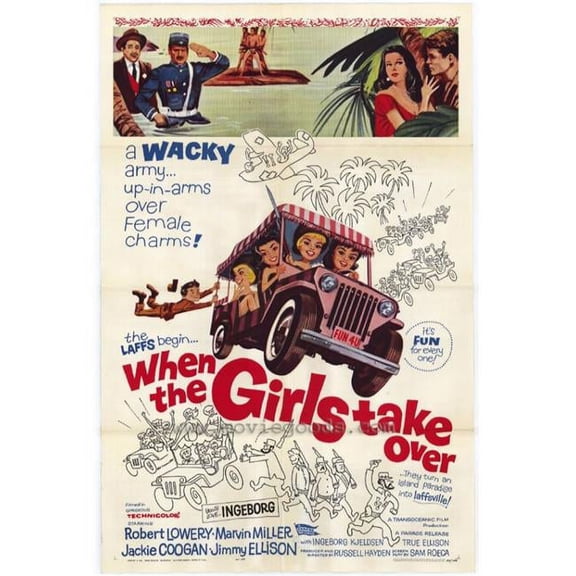 When the Girls Take Over Movie Poster - 27 x 40 in.