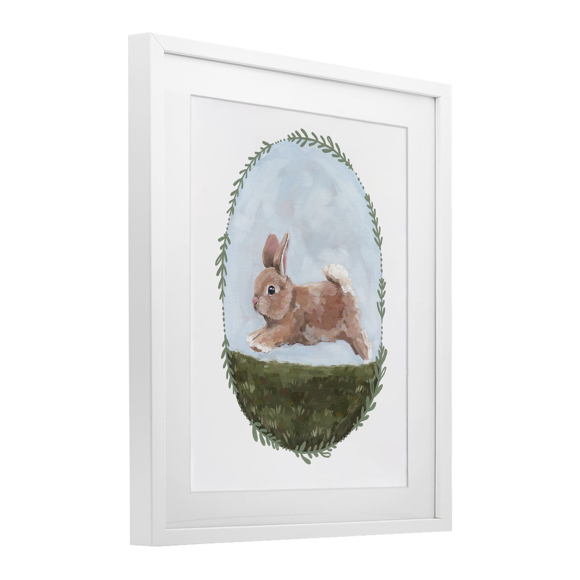 Stupell Industries The Goodness of Spring White Framed Print Under Glass, design by Sara Baker