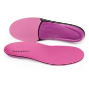 Superfeet All-Purpose Women's High Impact Support Insoles (Berry) - Trim-To-Fit Orthotic Arch Support Inserts for Women's Running Shoes - Professional Grade - Size 6.5-8 Women