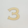 thumbnail image 1 of 1 Pc, 10 Inch X 1/8 Inch Wood Numbers 3 In The Copperplate Gothic Bold Font Great For Craft Project & Different Decor, 1 of 3