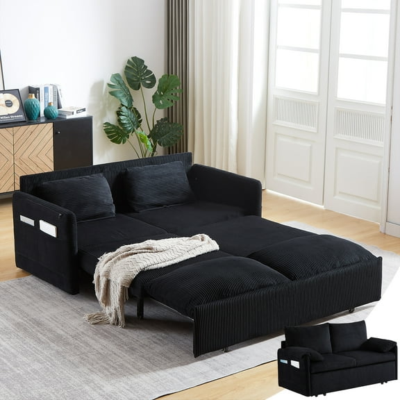 Queen Size Pull Out Couch,Loveseat Sleeper Sofa Bed,Futon Bed Forliving Room,Apartment