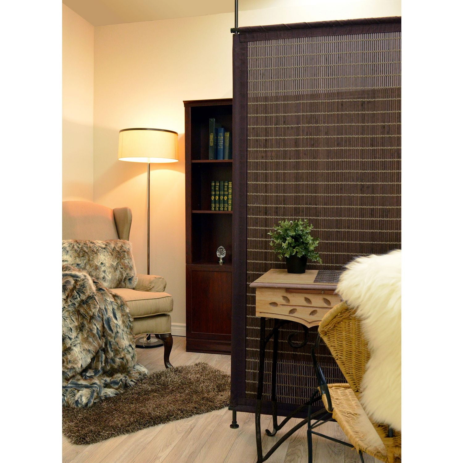 Versailles' Bamboo Wood Privacy Panel 38in x 68in