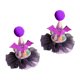 thumbnail image 2 of 2x Pinzas para el cabello de Halloween Accesorios para la cabeza Gorra puntiaguda Diseño decorativo Horquillas para el cabello Horquilla Púrpura Salvador pinzas para el cabello de halloween, 2 of 10