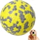 thumbnail image 1 of Pelota para perros amarilla y gris, juguete indestructible, material interactivo, flotante, para perros grandes, medianos y pequeños (1 unidad), 1 of 5