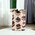 thumbnail image 6 of Yayeee Freestanding Laundry Hamper with Handle Collapsible Large Storage Basket for Clothes, Blue Cakes, 6 of 7