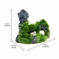 thumbnail image 4 of Artificial Moss Rock Cave Fish Tank Aquarium Decoration Random, 4 of 8