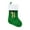 Green, Letter B, variant on JeashCHAT 19 Inches Monogram Christmas Stockings with Letters, Large Super Soft Christmas Stockings Green Velvet with White Plush Cuff for Christmas Xmas Tree Holiday Fireplace Family Decor Gifts