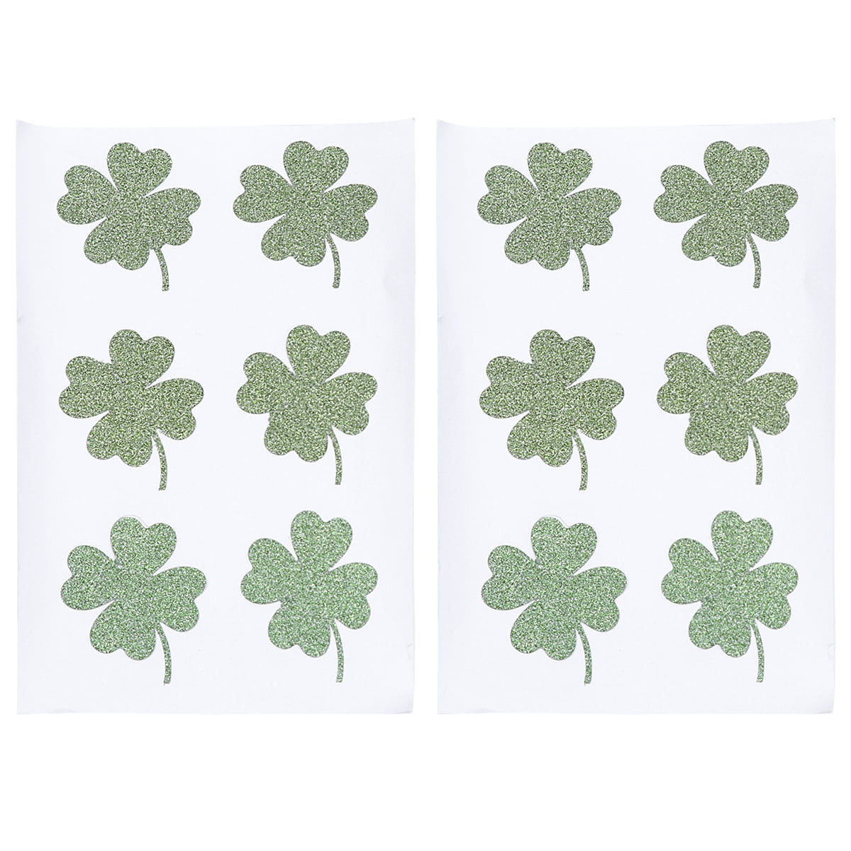 10 Giant XL Four 4 leaf clovers non shed glitter shamrocks card table confetti