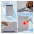 thumbnail image 6 of Blackout Roller Shades for Windows,Cordless,Roller Blinds for Windows,Thermal Insulated Fabric Window Blinds for Home,Office,Bedroom,Door, Grey, 27"W x 72"H, 6 of 11
