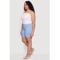 thumbnail image 2 of Women's Plus Size Solid Hyperstretch Pull On Shorts, 2 of 4