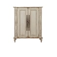 thumbnail image 4 of Bijou Hall 54" Tall 2-Door Storage Cabinet, Distressed White, 4 of 10