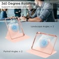 thumbnail image 3 of Soke Rotating Case for iPad 10th Generation 10.9-Inch 2022 with Pencil Holder - 360 Degree Rotate Stand Protective Case with Clear Back & Smart Sleep/Wake Cover - Rose Gold, 3 of 8