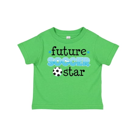 Inktastic Future Soccer Star Boys Toddler T-Shirt