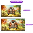thumbnail image 5 of Hello Fall Autumn Wreath Pug Pumpkins Pickup Truck Desk Mat Full Keyboard Mouse Pad Dog Lover Gifts Large Mousepad - 13011, 5 of 5