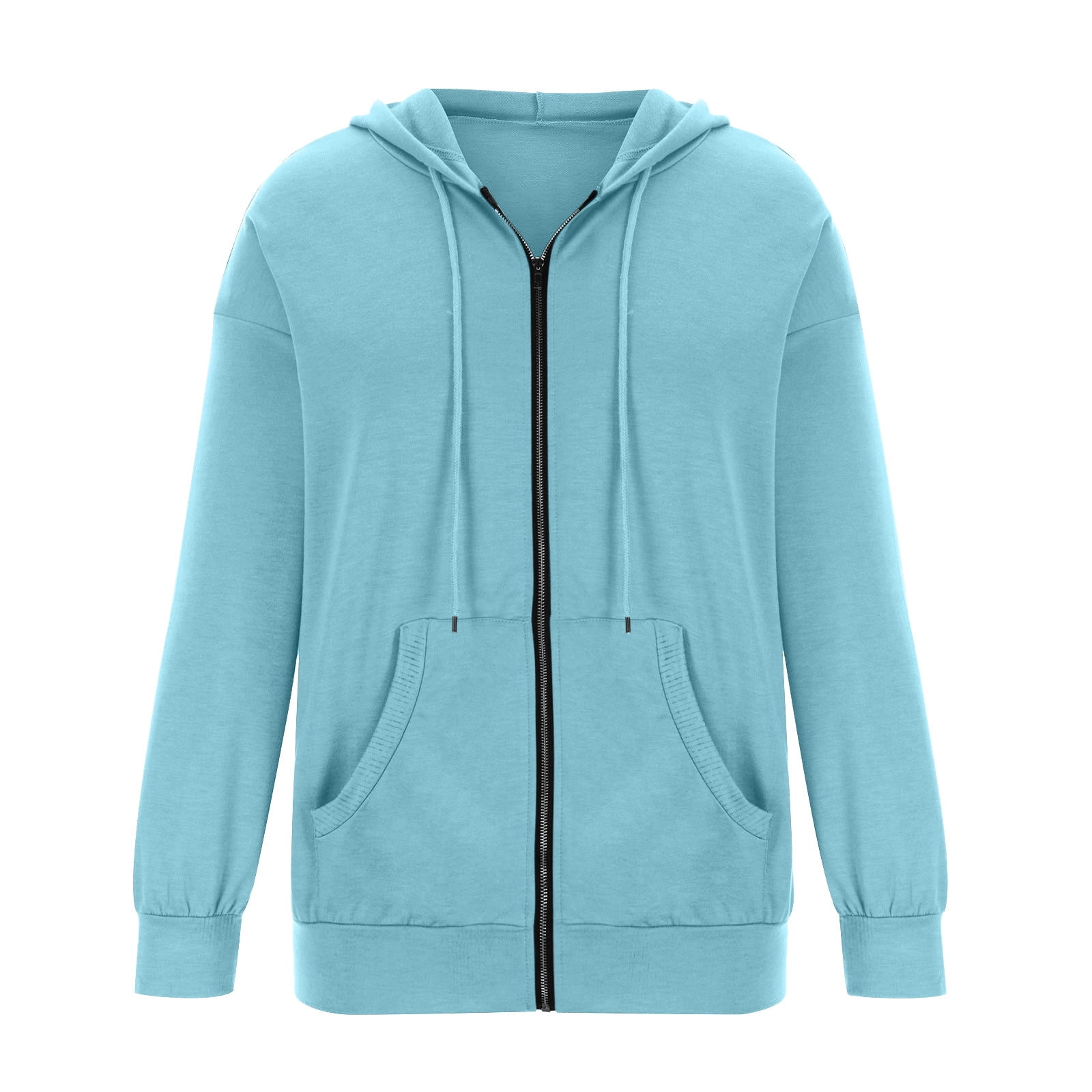 TIMIFIS Sweat à Capuche à Manches Longues pour Femmes avec Poches