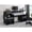 Black, variant on Sturdy Metal Frame - Open Compartments - Music Recording Area - Tidy Equipment Storage