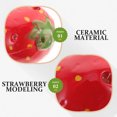 thumbnail image 4 of Mutably 1 Set Cute Strawberry Shaped 6-Hole Ceramic Ocarina Portable Beginner Musical Instrument, 4 of 10