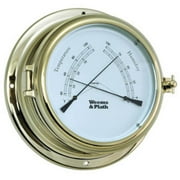 10" White and Gold Adjustable Weatherproof Comfortmeter