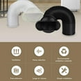 Rewera Exhaust Hose Flexible for Mobile Air Conditioning Devices Tumble Dryer Extractor Hood