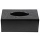 thumbnail image 2 of Caja de pañuelos de madera negra, servilletero de estilo elegante para sala de estar del Hotel en casa, 2 of 5