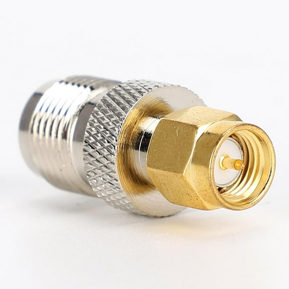 SMA Connector, Brass TNC Male To SMA Female Adapter, Quick Combination For RF Applications Wireless LAN Accessory Coaxial Cables Supply Antennas